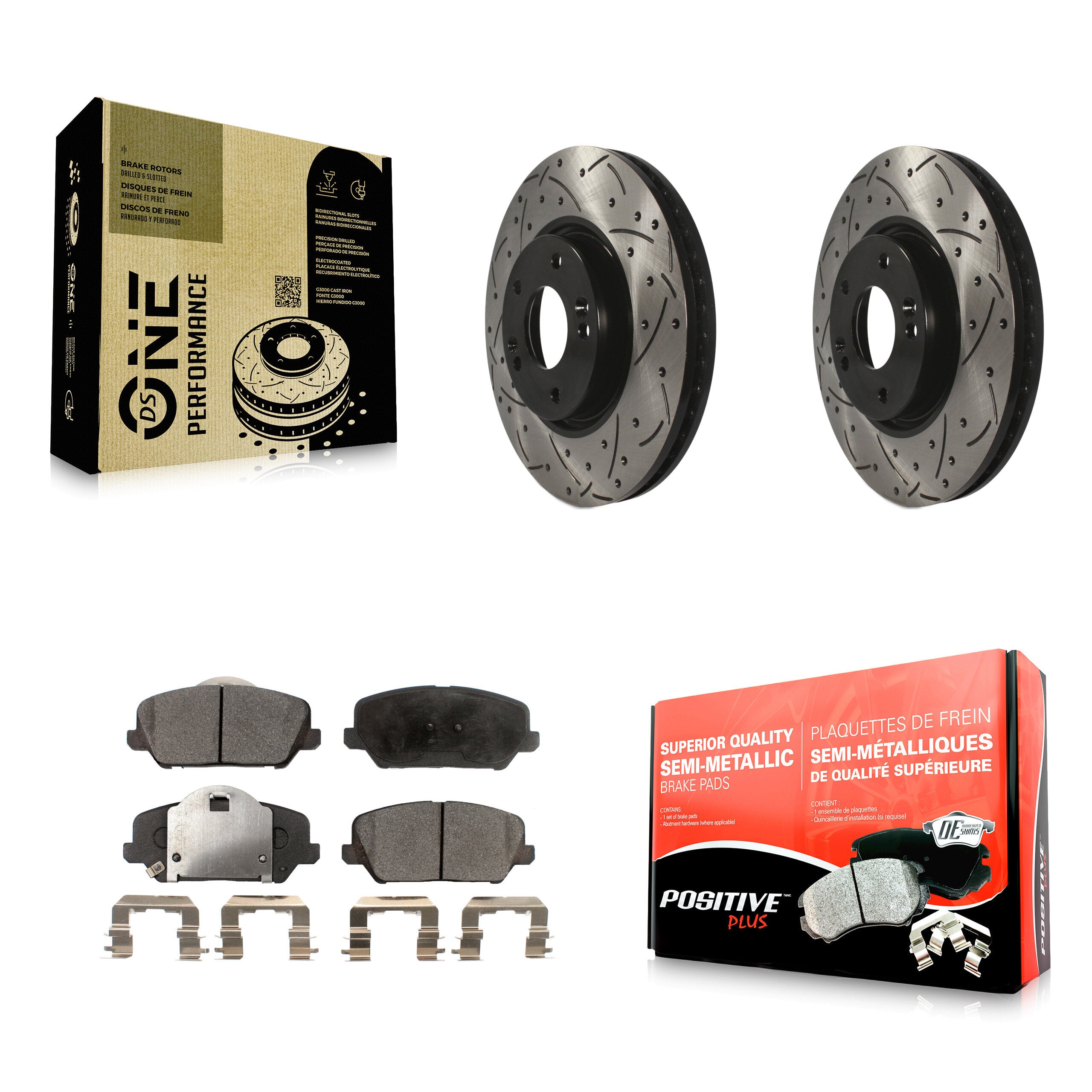 Transit Auto KDF-100091 Disc Brake Kit for 2014-2016 Kia Forte, Kia Forte Koup, Kia Forte5 - Front product image