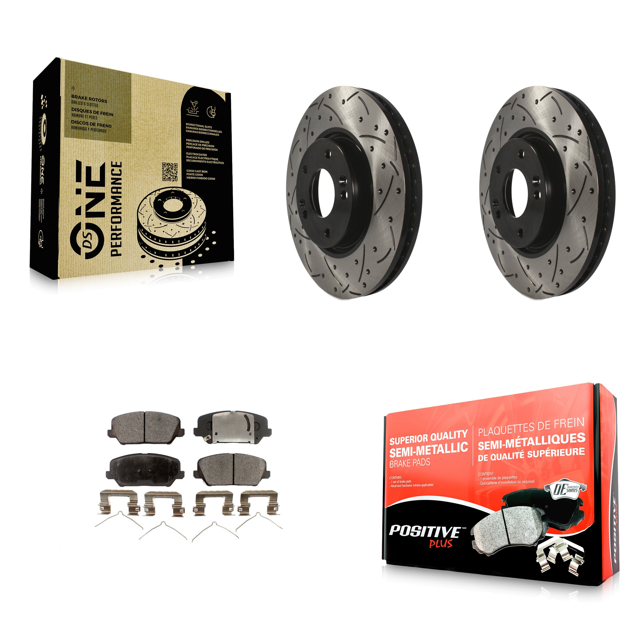 Transit Auto KDF-100093 Disc Brake Kit for 2016-2018 Kia Forte, Kia Forte Koup, Kia Forte5 & more - Front product image