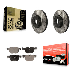 Transit Auto KDF-100111 Disc Brake Kit for 2007-2019 BMW X5, BMW X6 - Front product image