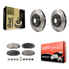 Transit Auto KDF-100116 Disc Brake Kit for 2008-2019 Toyota Corolla, Toyota Matrix, Pontiac Vibe & more - Front product image