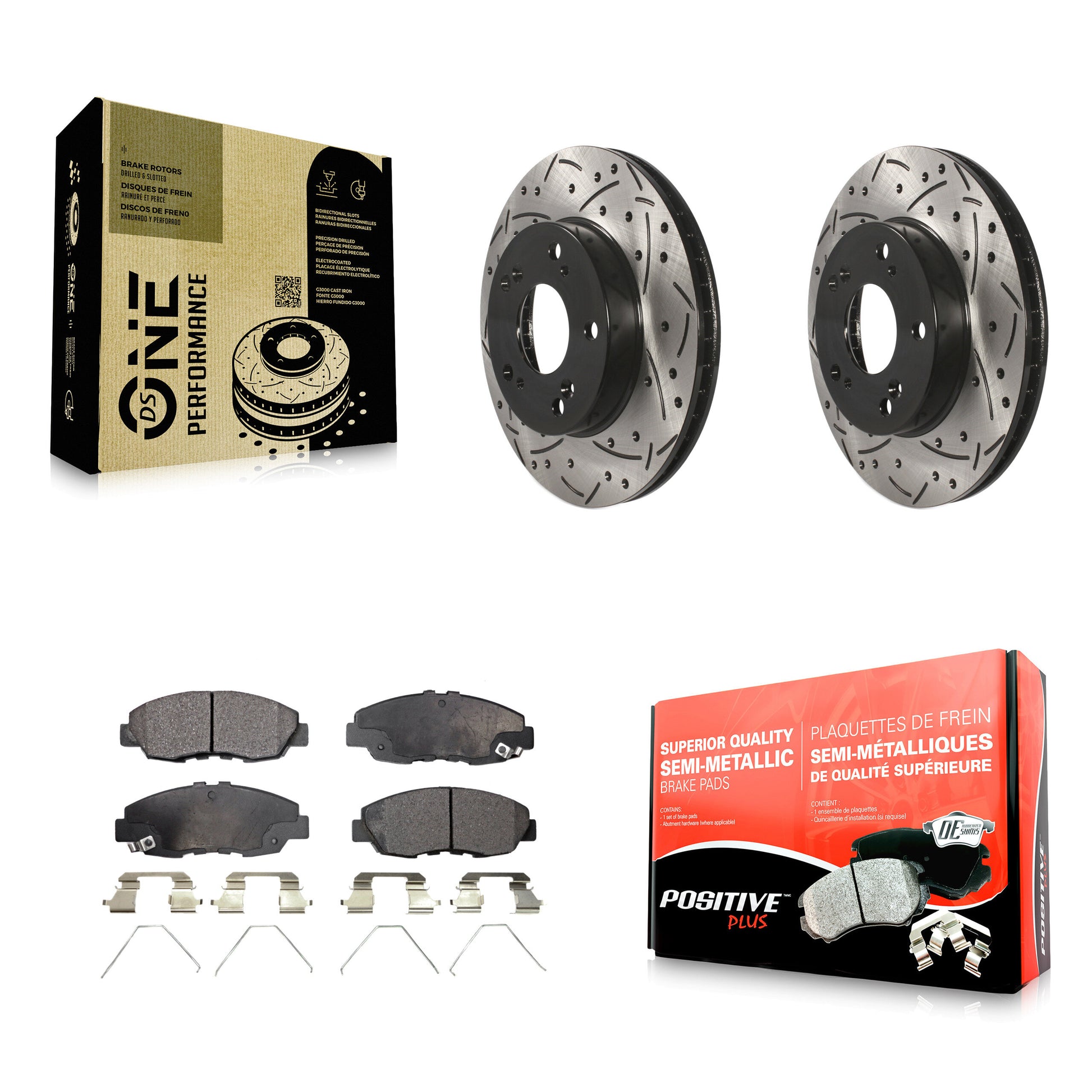 Transit Auto KDF-100151 Disc Brake Kit for 2012-2015 Honda Civic - Front product image
