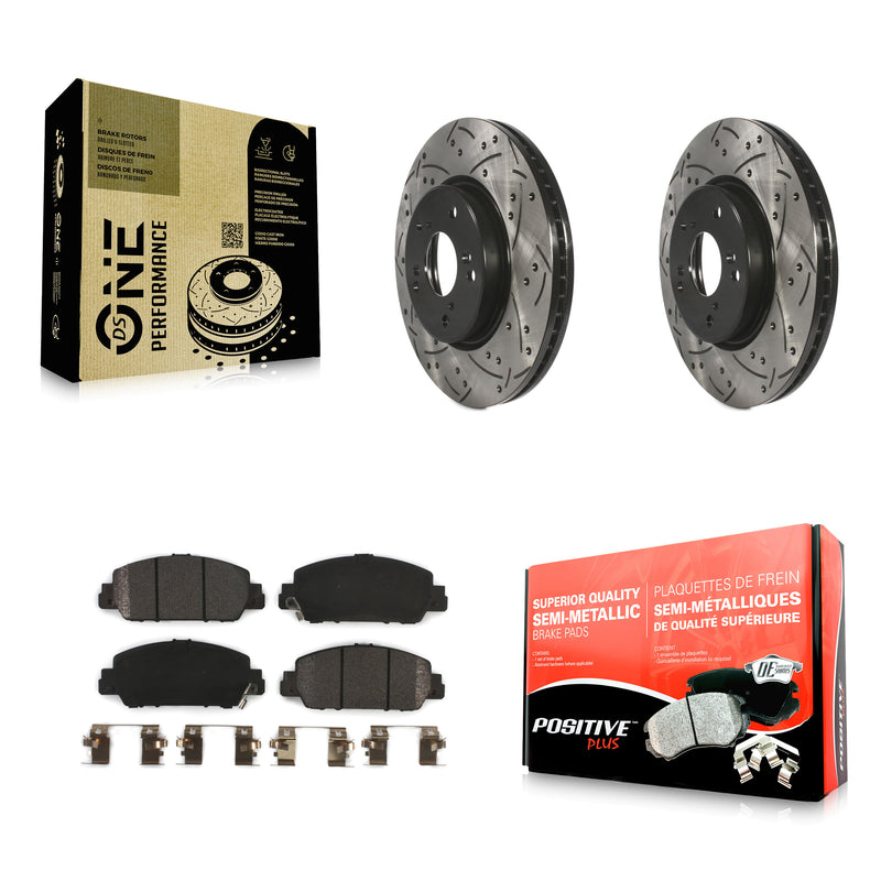 Transit Auto KDF-100163 Disc Brake Kit for 2013-2022 Honda HR-V, Honda Accord - Front product image