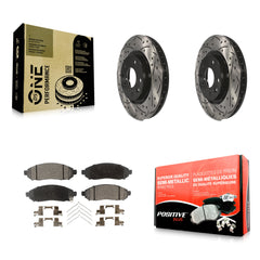 Transit Auto KDF-100175 Disc Brake Kit for 2015 Nissan LEAF - Front product image