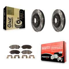Transit Auto KDF-100176 Disc Brake Kit for 2014-2017 Nissan LEAF - Front product image