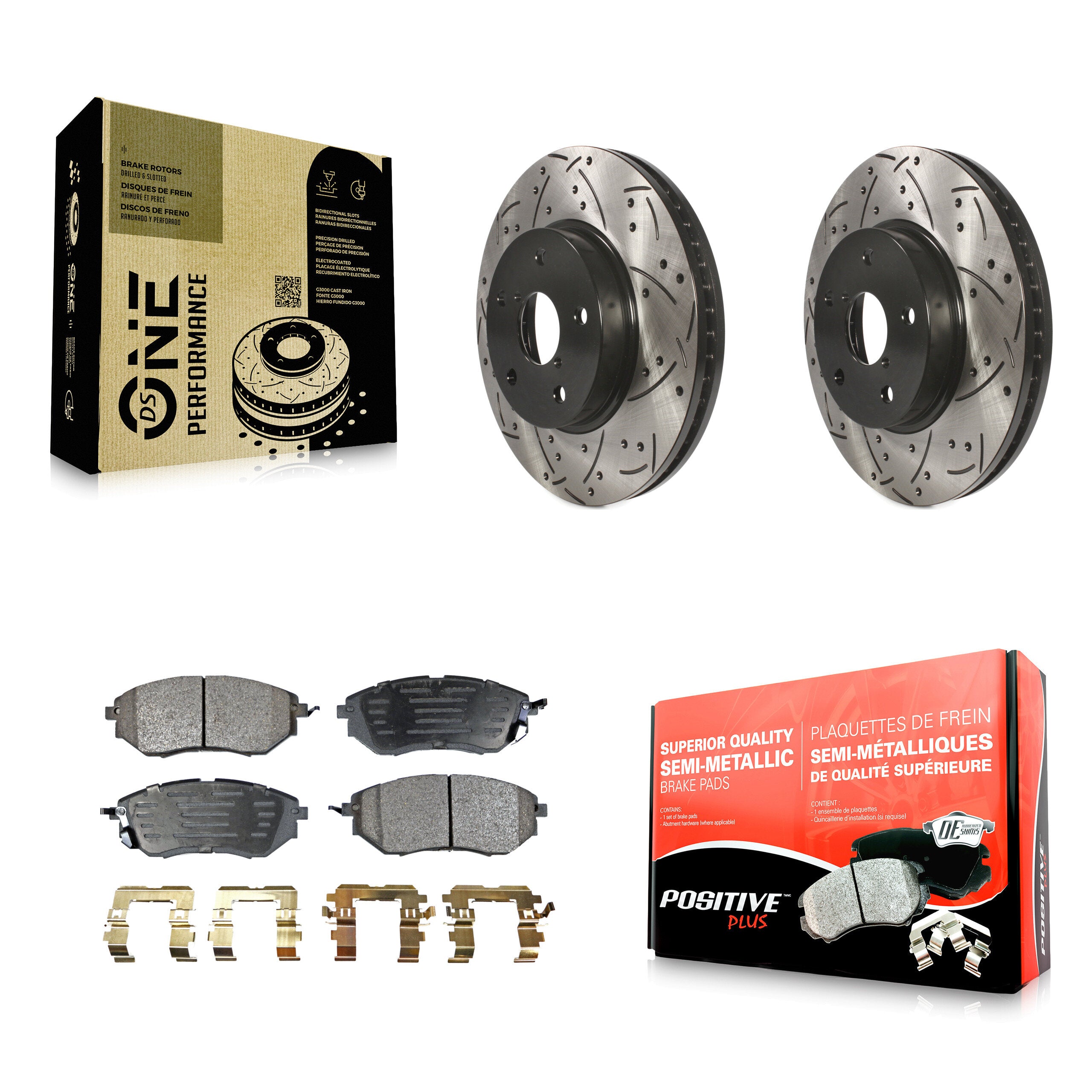 Transit Auto KDF-100180 Disc Brake Kit for 2015 Subaru Legacy - Front product image