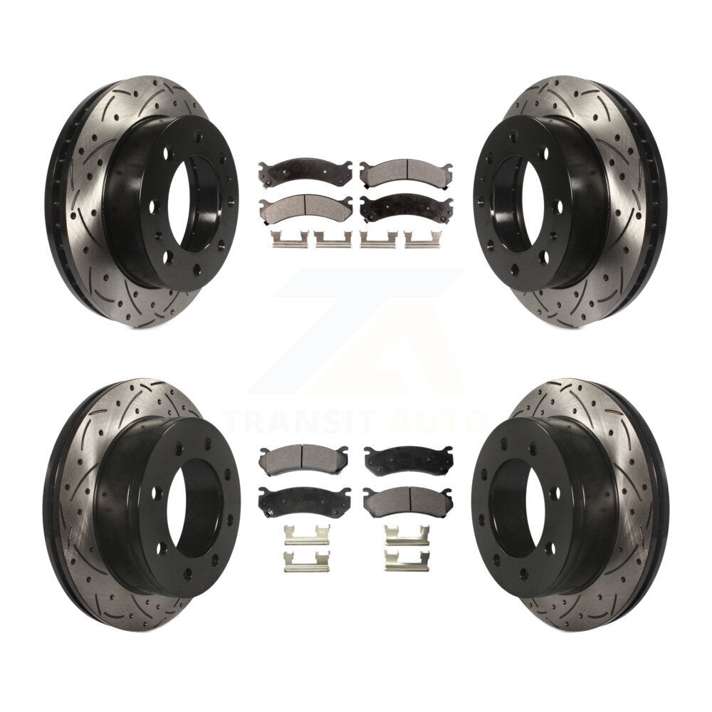Transit Auto KDF-100186 Disc Brake Kit for 1999-2013 Chevrolet Suburban 2500, GMC Yukon XL 2500, Chevrolet Silverado 2500 HD & more - Front and Rear product image