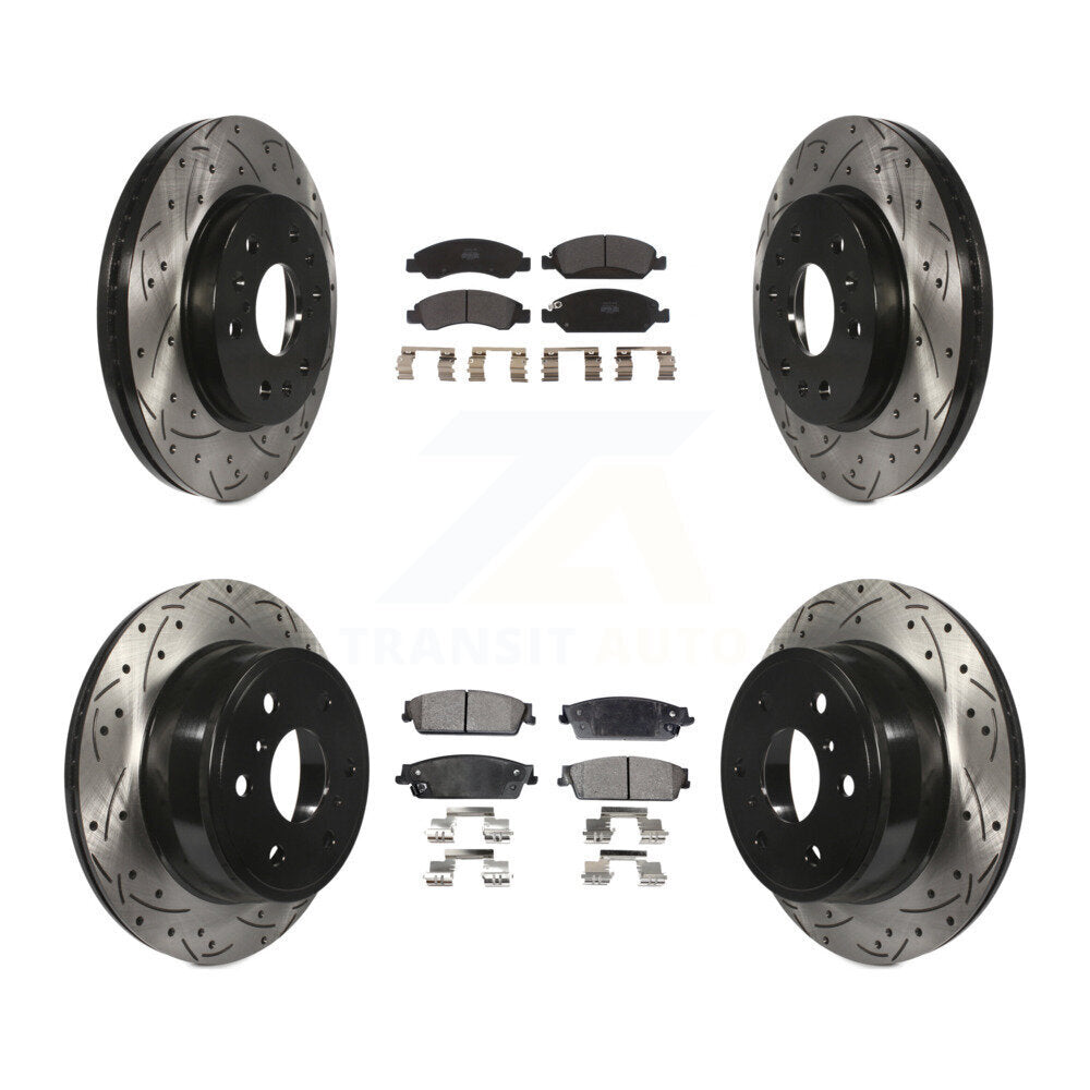 Transit Auto KDF-100192 Disc Brake Kit for 2008-2014 Chevrolet Silverado 1500, Chevrolet Tahoe, Cadillac Escalade & more - Front and Rear product image