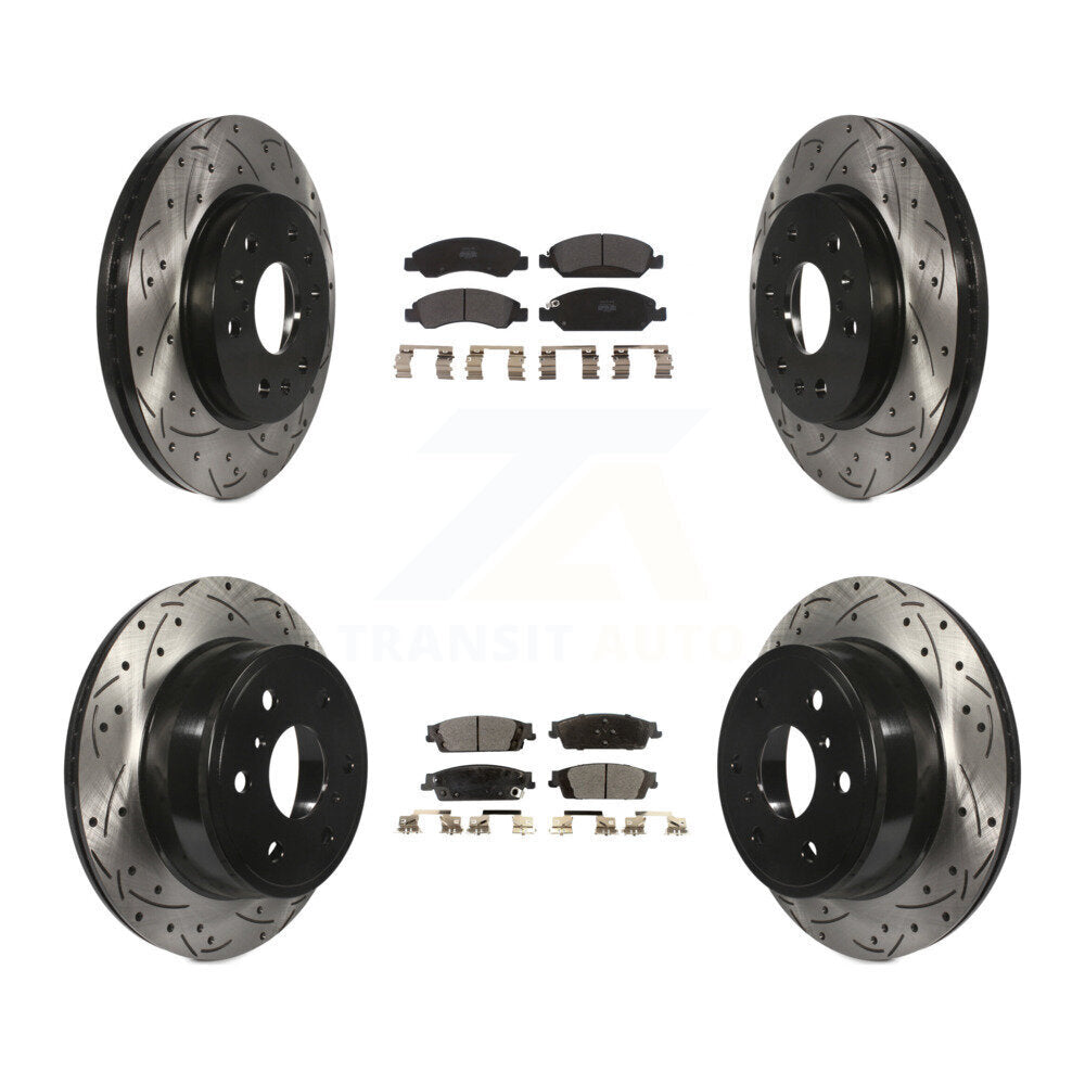 Transit Auto KDF-100193 Disc Brake Kit for 2014-2020 Chevrolet Suburban, Cadillac Escalade, Cadillac Escalade ESV & more - Front and Rear product image