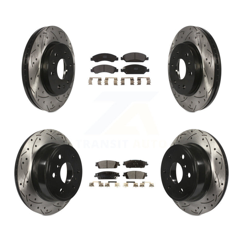 Transit Auto KDF-100193 Disc Brake Kit for 2014-2020 Chevrolet Suburban, Cadillac Escalade, Cadillac Escalade ESV & more - Front and Rear product image