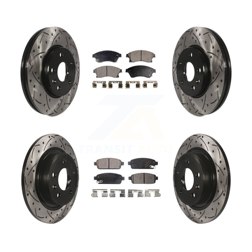 Transit Auto KDF-100199 Disc Brake Kit for 2013 Chevrolet Cruze - Front and Rear product image