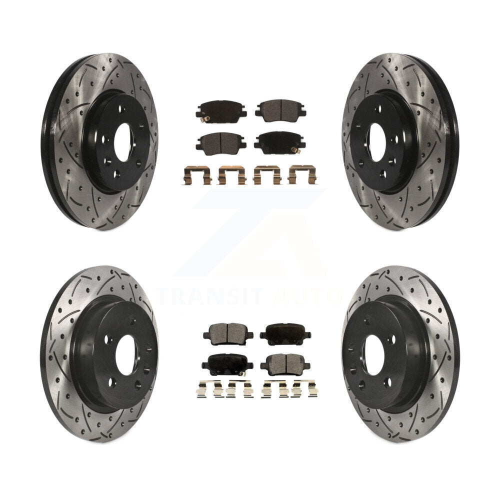 Transit Auto KDF-100200 Disc Brake Kit for 2016 Chevrolet Cruze - Front and Rear product image