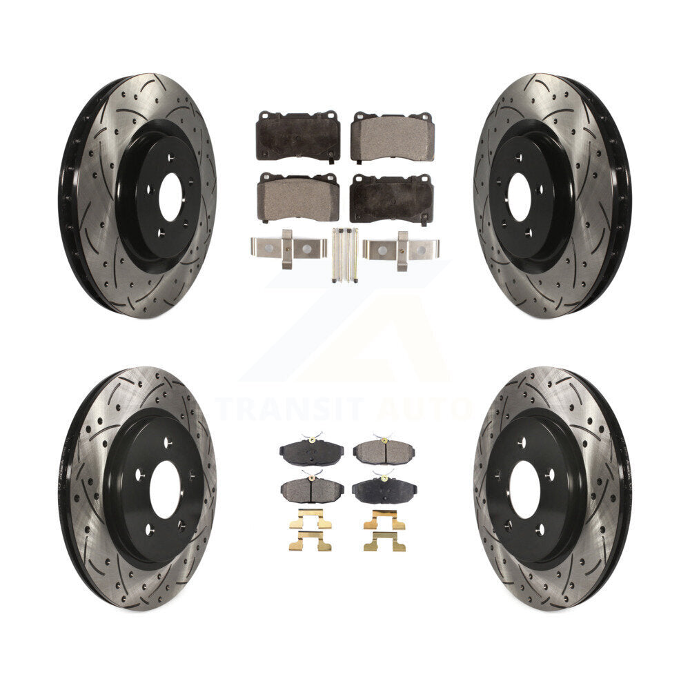 Transit Auto KDF-100215 Disc Brake Kit for 2007-2011 Ford Mustang - Front and Rear product image