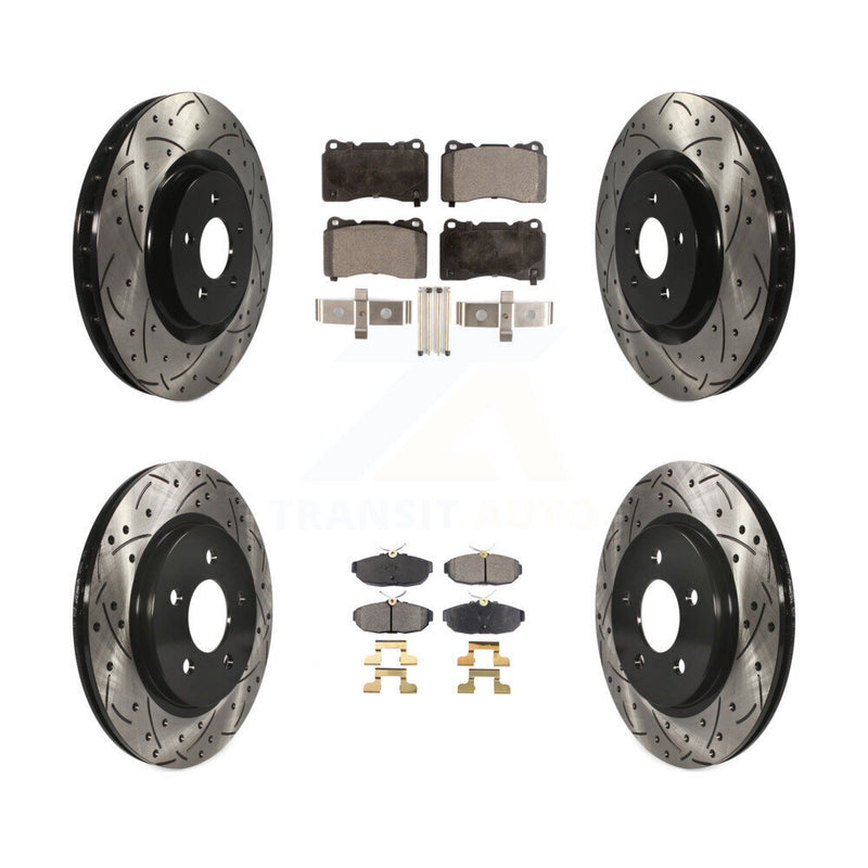 Transit Auto KDF-100215 Disc Brake Kit for 2007-2011 Ford Mustang - Front and Rear product image