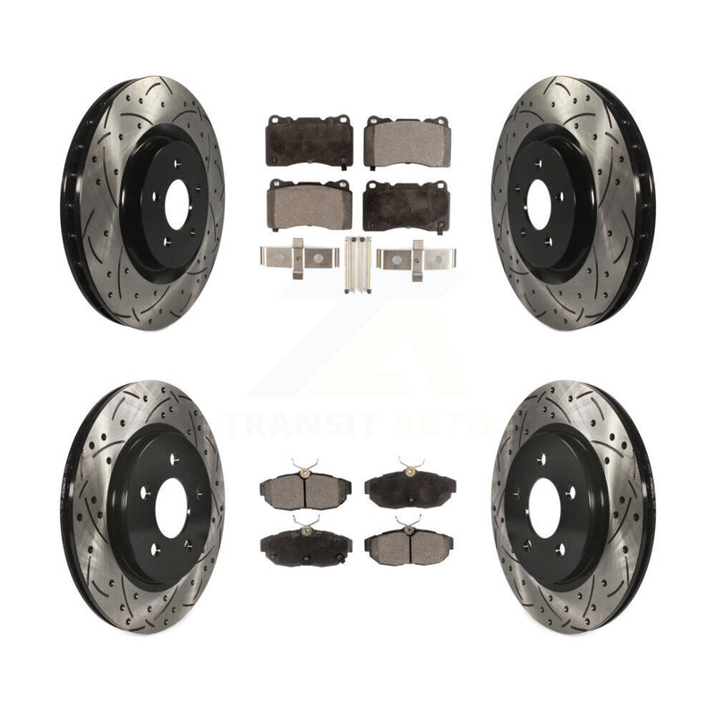 Transit Auto KDF-100216 Disc Brake Kit for 2011-2013 Ford Mustang - Front and Rear product image