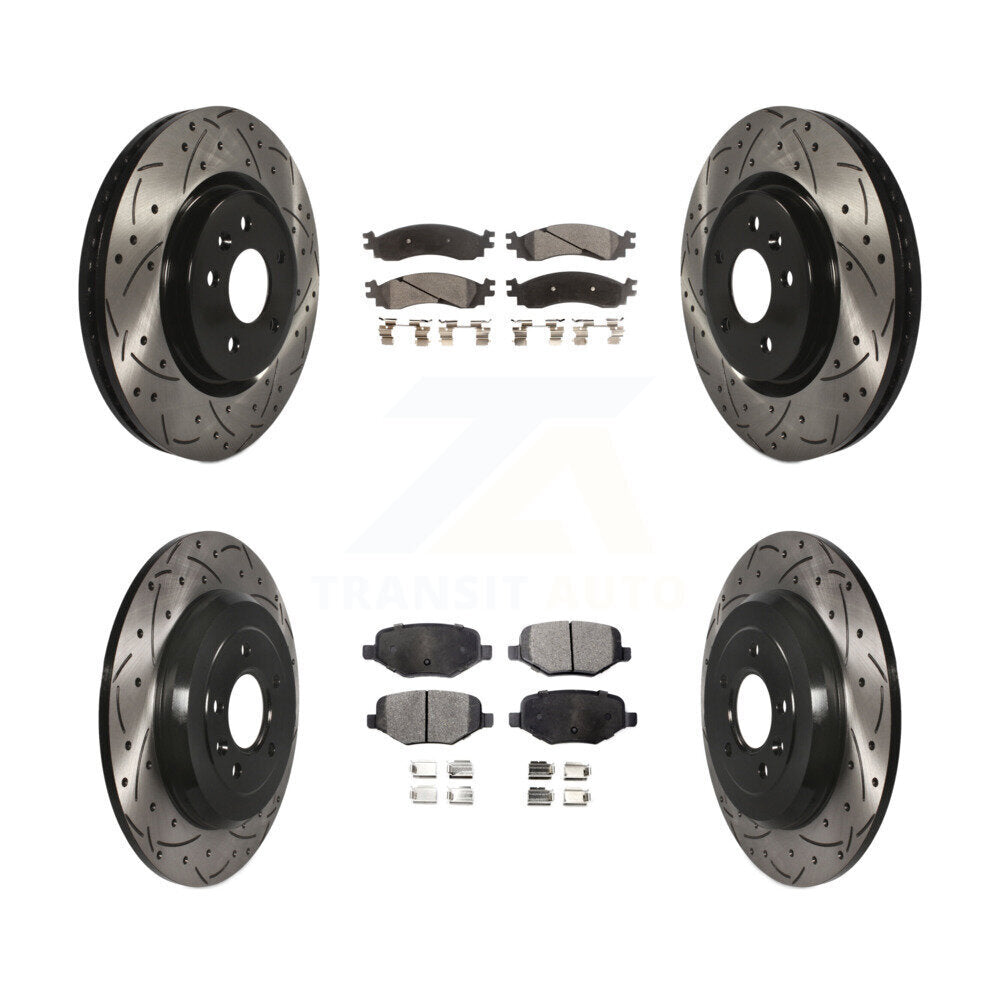 Transit Auto KDF-100221 Disc Brake Kit for 2010-2012 Ford Taurus - Front and Rear product image