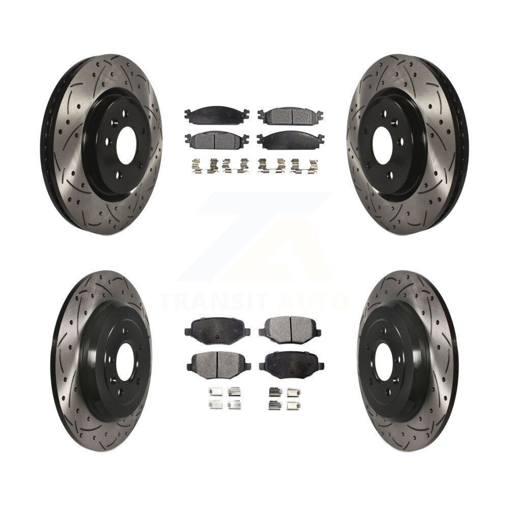 Transit Auto KDF-100222 Disc Brake Kit for 2009-2010 Lincoln MKS - Front and Rear product image