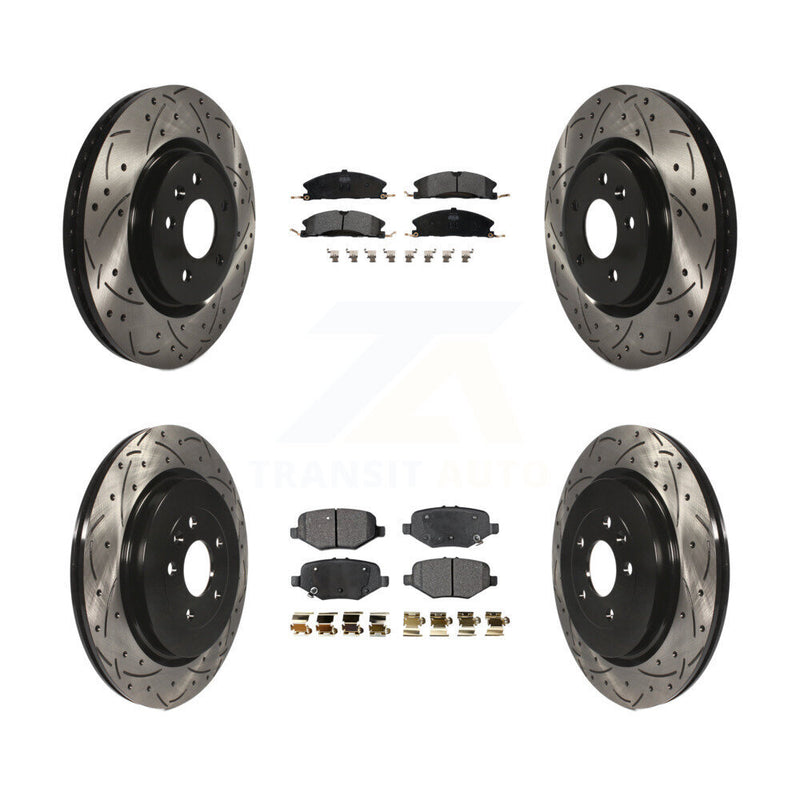 Transit Auto KDF-100225 Disc Brake Kit for 2013 Ford Explorer - Front and Rear product image