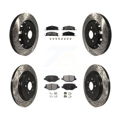 Transit Auto KDF-100232 Disc Brake Kit for 2012-2019 Ford Taurus, Lincoln MKT, Ford Explorer & more - Front and Rear product image