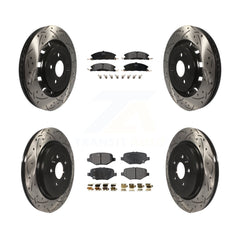 Transit Auto KDF-100233 Disc Brake Kit for 2012-2019 Ford Taurus, Ford Explorer, Ford Special Service Police Sedan & more - Front and Rear product image