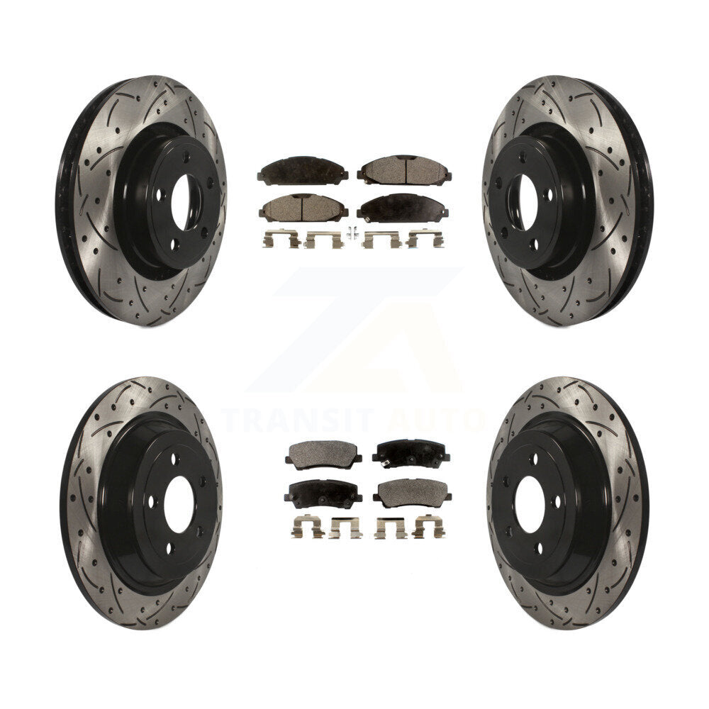 Transit Auto KDF-100238 Disc Brake Kit for 2015-2017 Ford Mustang - Front and Rear product image