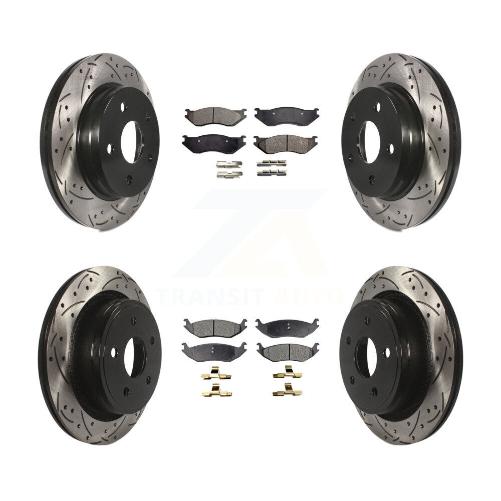 Transit Auto KDF-100245 Disc Brake Kit for 2004-2006 Dodge Ram 1500, Dodge Durango - Front and Rear product image