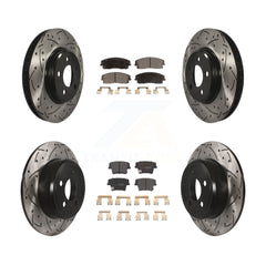 Transit Auto KDF-100246 Disc Brake Kit for 2005-2023 Dodge Charger, Dodge Challenger, Chrysler 300 & more - Front and Rear product image