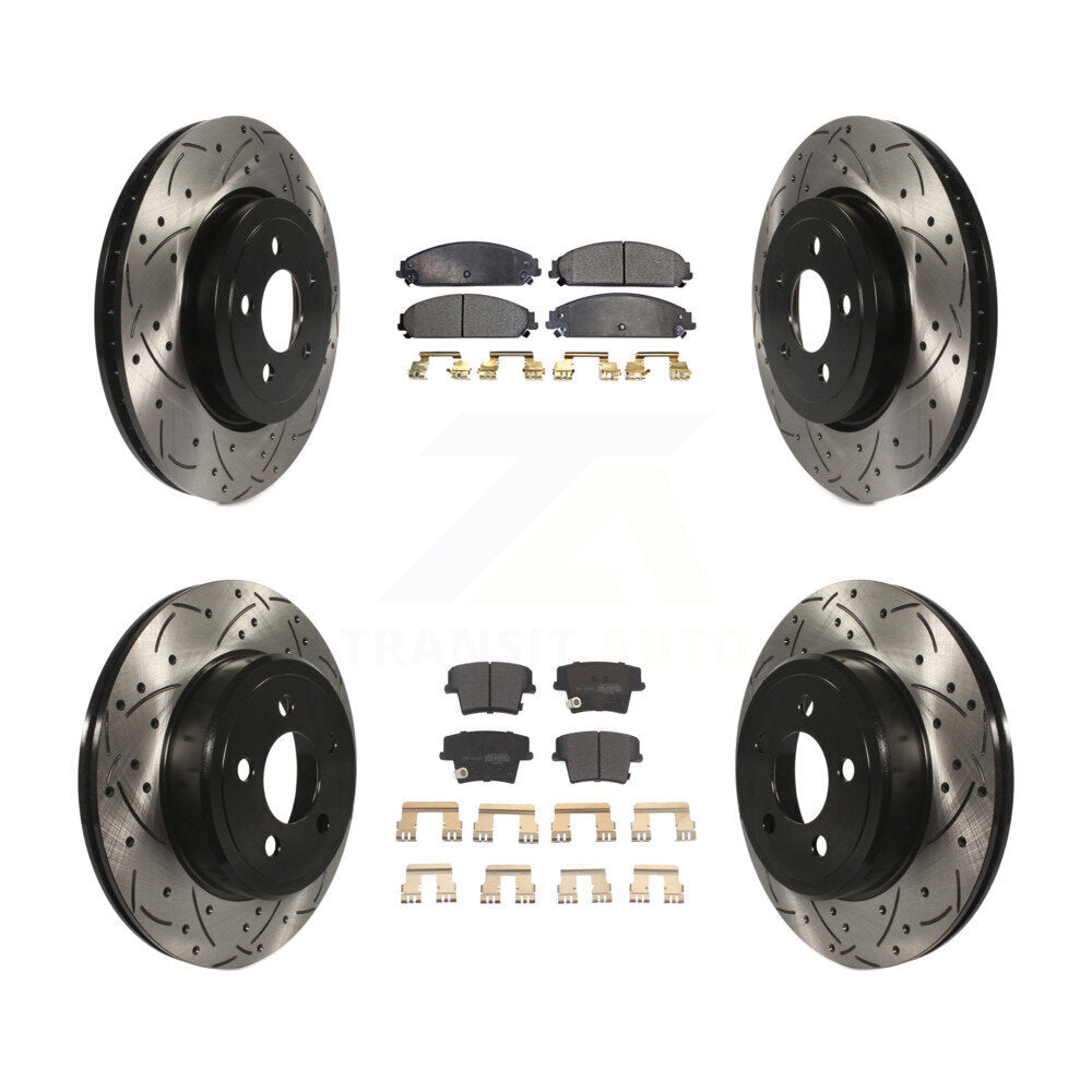 Transit Auto KDF-100249 Disc Brake Kit for 2005-2023 Dodge Challenger, Dodge Charger, Chrysler 300 & more - Front and Rear product image
