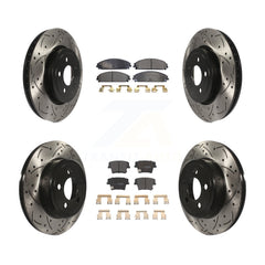 Transit Auto KDF-100249 Disc Brake Kit for 2005-2023 Dodge Challenger, Dodge Charger, Chrysler 300 & more - Front and Rear product image