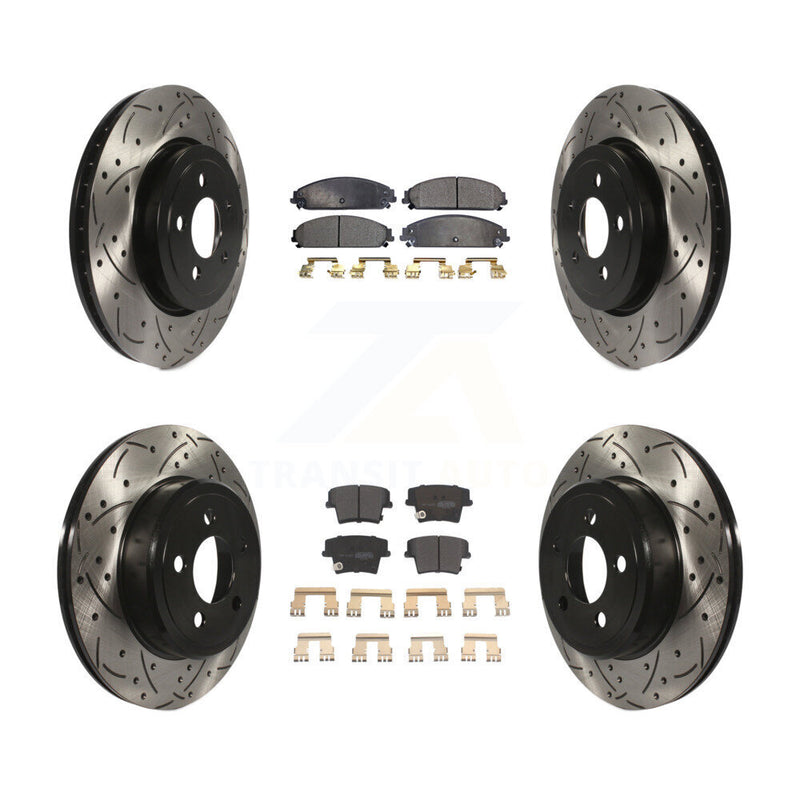Transit Auto KDF-100249 Disc Brake Kit for 2005-2023 Dodge Challenger, Dodge Charger, Chrysler 300 & more - Front and Rear product image