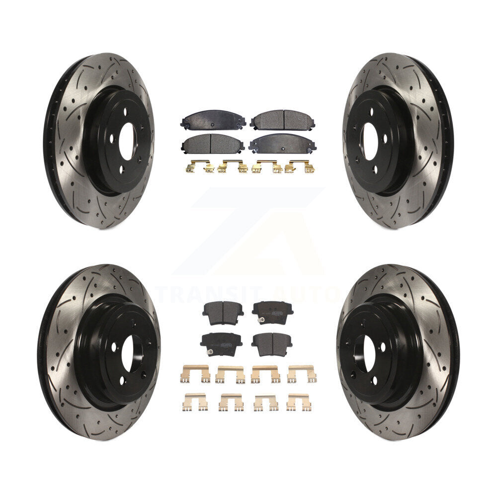 Transit Auto KDF-100250 Disc Brake Kit for 2006-2013 Dodge Charger - Front and Rear product image