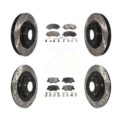 Transit Auto KDF-100257 Disc Brake Kit for 2013-2024 Mitsubishi Outlander, Mitsubishi Outlander Sport, Mitsubishi RVR - Front and Rear product image