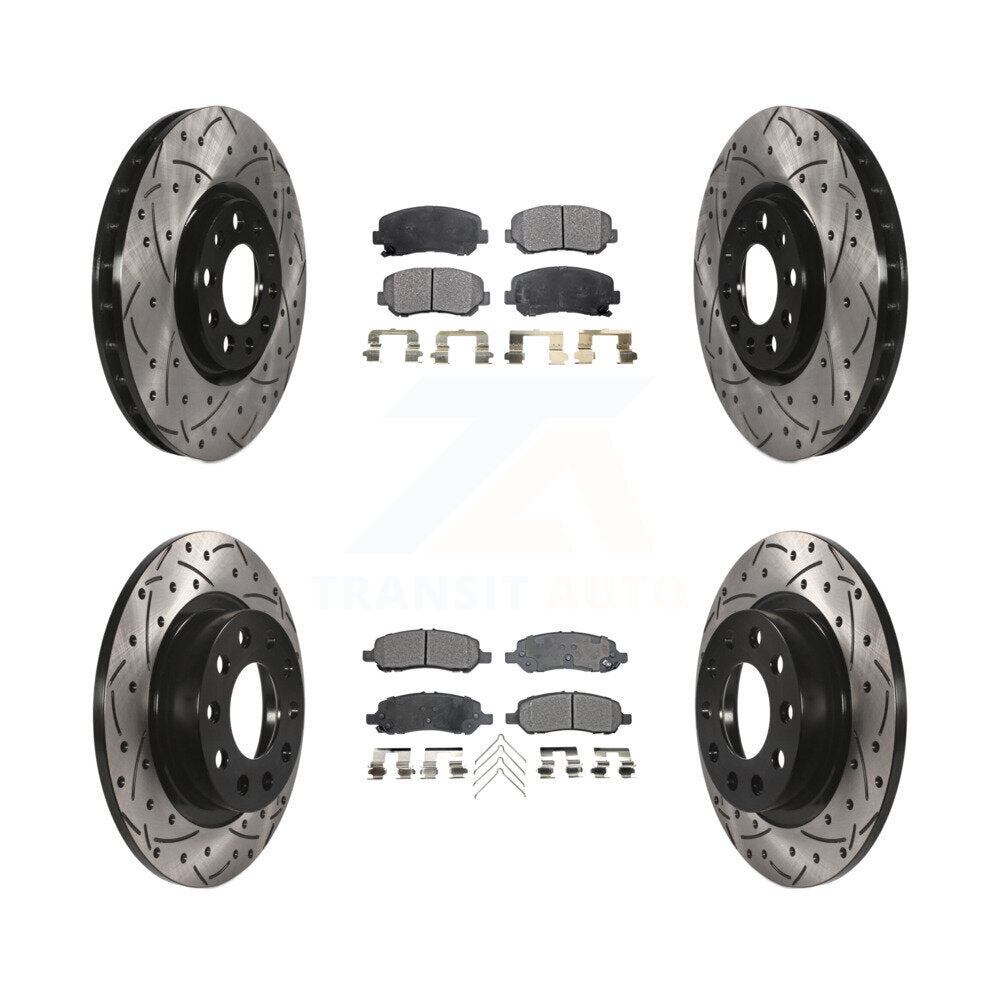 Transit Auto KDF-100264 Disc Brake Kit for 2013-2016 Dodge Dart - Front and Rear product image