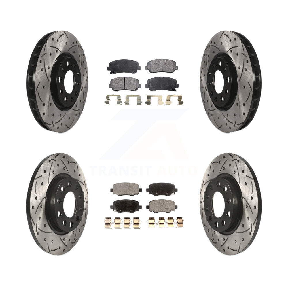 Transit Auto KDF-100265 Disc Brake Kit for 2015-2017 Chrysler 200 - Front and Rear product image