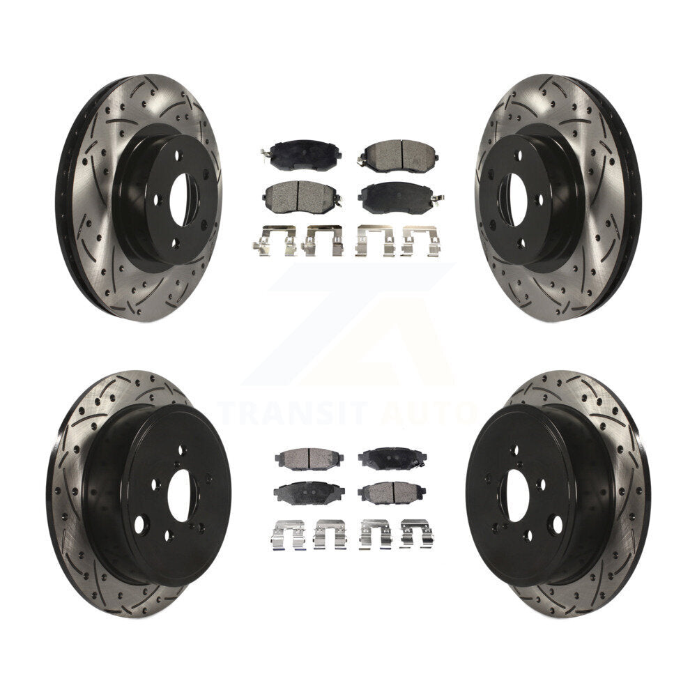 Transit Auto KDF-100267 Disc Brake Kit for 2011 Subaru Impreza - Front and Rear product image