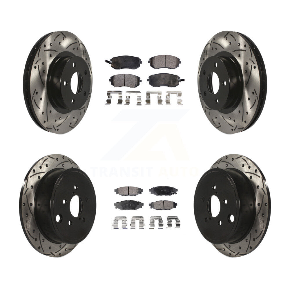Transit Auto KDF-100269 Disc Brake Kit for 2008-2010 Subaru Impreza - Front and Rear product image