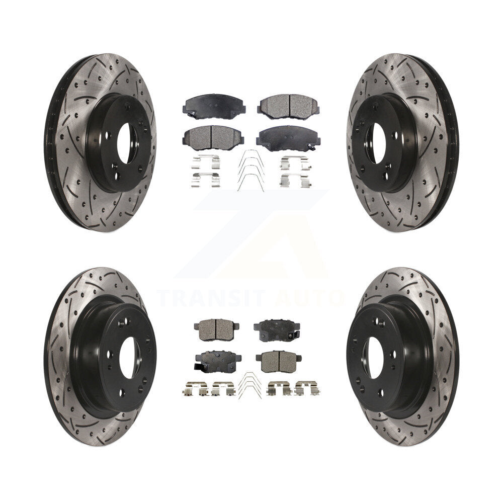 Transit Auto KDF-100273 Disc Brake Kit for 2008-2017 Honda Accord - Front and Rear product image