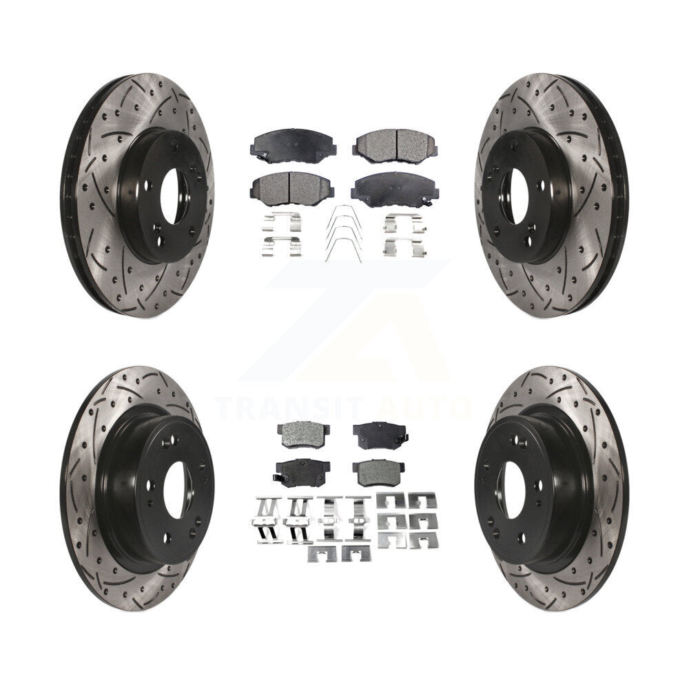 Transit Auto KDF-100274 Disc Brake Kit for 2005 Honda Accord - Front and Rear product image