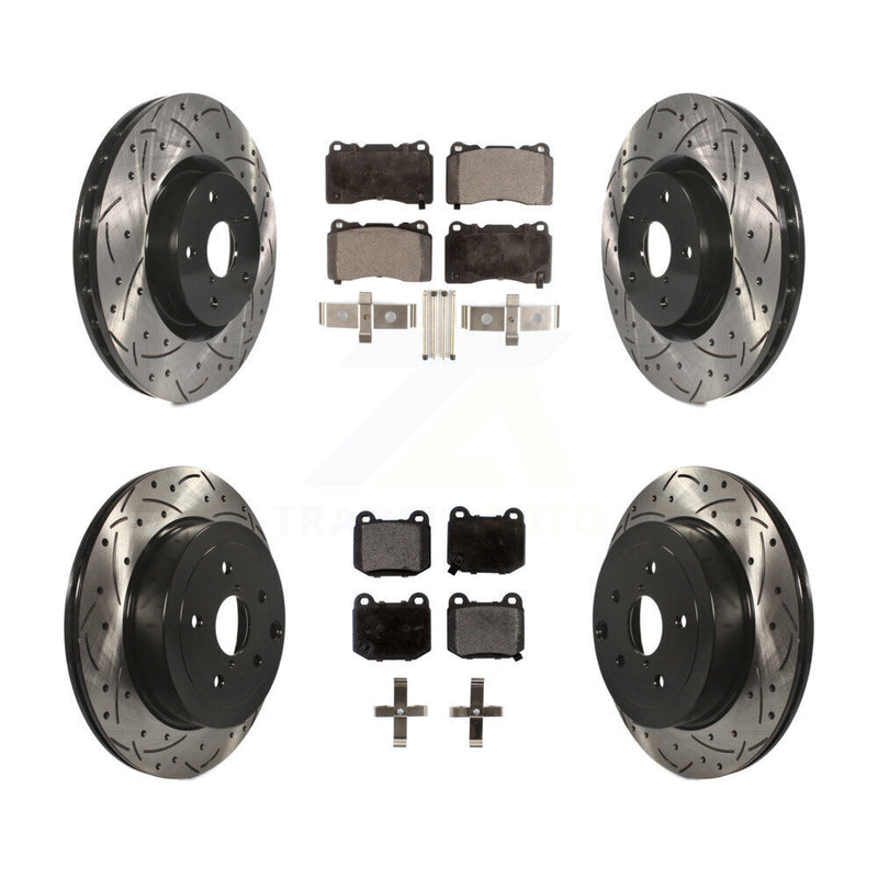 Transit Auto KDF-100283 Disc Brake Kit for 2008-2017 Subaru WRX STI, Subaru Impreza - Front and Rear product image