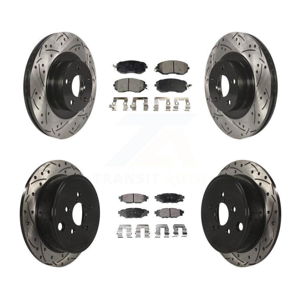 Transit Auto KDF-100286 Disc Brake Kit for 2011-2014 Subaru Impreza, Subaru Legacy, Subaru Outback & more - Front and Rear product image