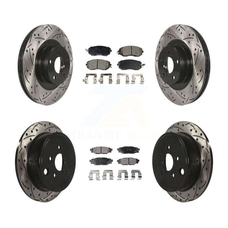 Transit Auto KDF-100286 Disc Brake Kit for 2011-2014 Subaru Impreza, Subaru Legacy, Subaru Outback & more - Front and Rear product image