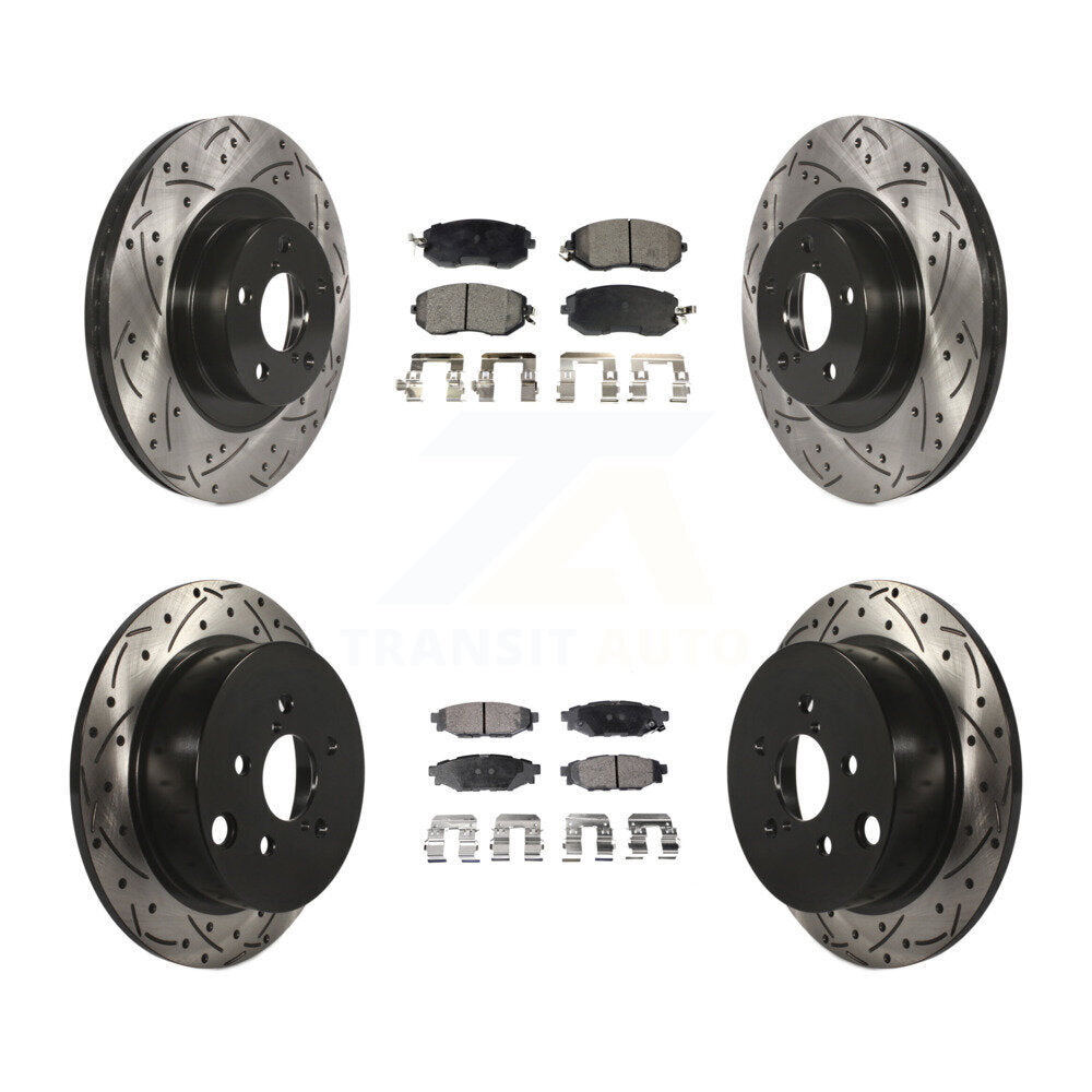 Transit Auto KDF-100287 Disc Brake Kit for 2013-2018 Subaru Crosstrek, Subaru Forester, Subaru XV Crosstrek - Front and Rear product image