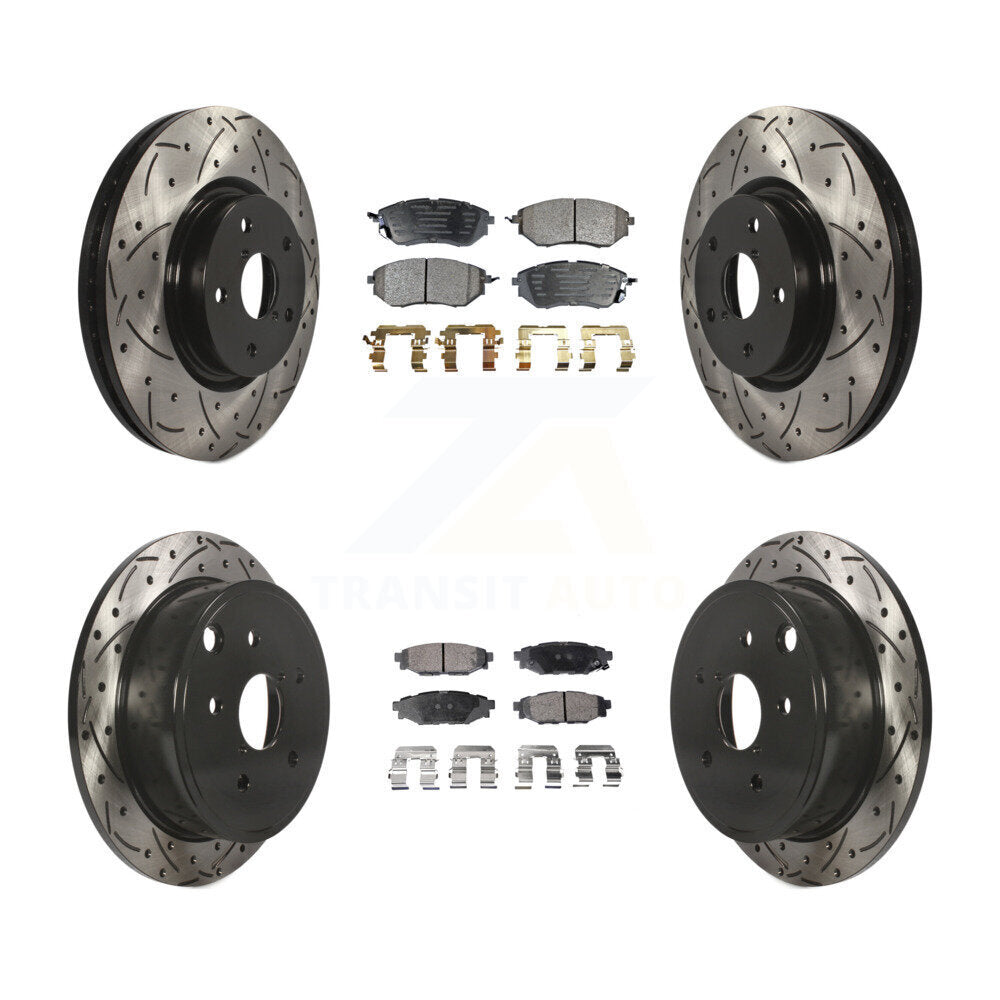 Transit Auto KDF-100290 Disc Brake Kit for 2015-2019 Subaru WRX - Front and Rear product image