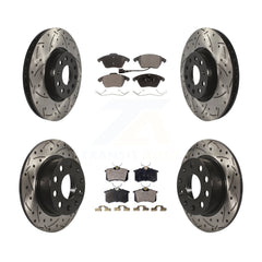 Transit Auto KDF-100295 Disc Brake Kit for 2014-2018 Volkswagen Jetta, Volkswagen Beetle - Front and Rear