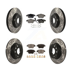 Transit Auto KDF-100297 Disc Brake Kit for 2012-2014 Volkswagen Passat - Front and Rear