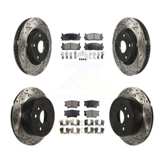Transit Auto KDF-100309 Disc Brake Kit for 2007-2012 Toyota Avalon, Lexus ES350, Toyota Camry - Front and Rear