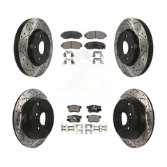 Transit Auto KDF-100315 Disc Brake Kit for 2012-2016 Honda CR-V - Front and Rear
