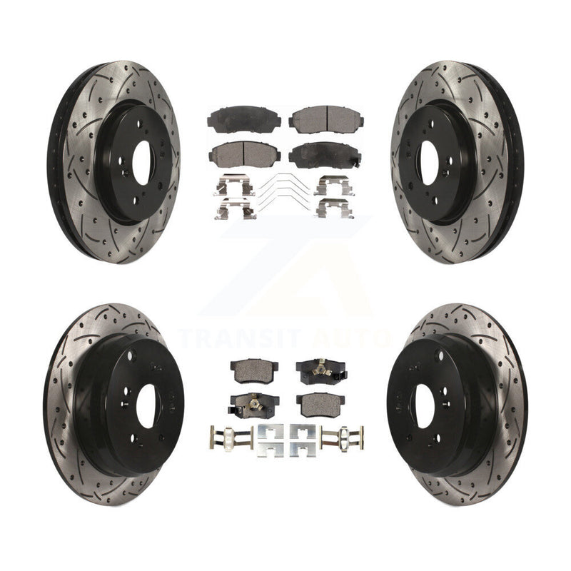 Transit Auto KDF-100315 Disc Brake Kit for 2012-2016 Honda CR-V - Front and Rear