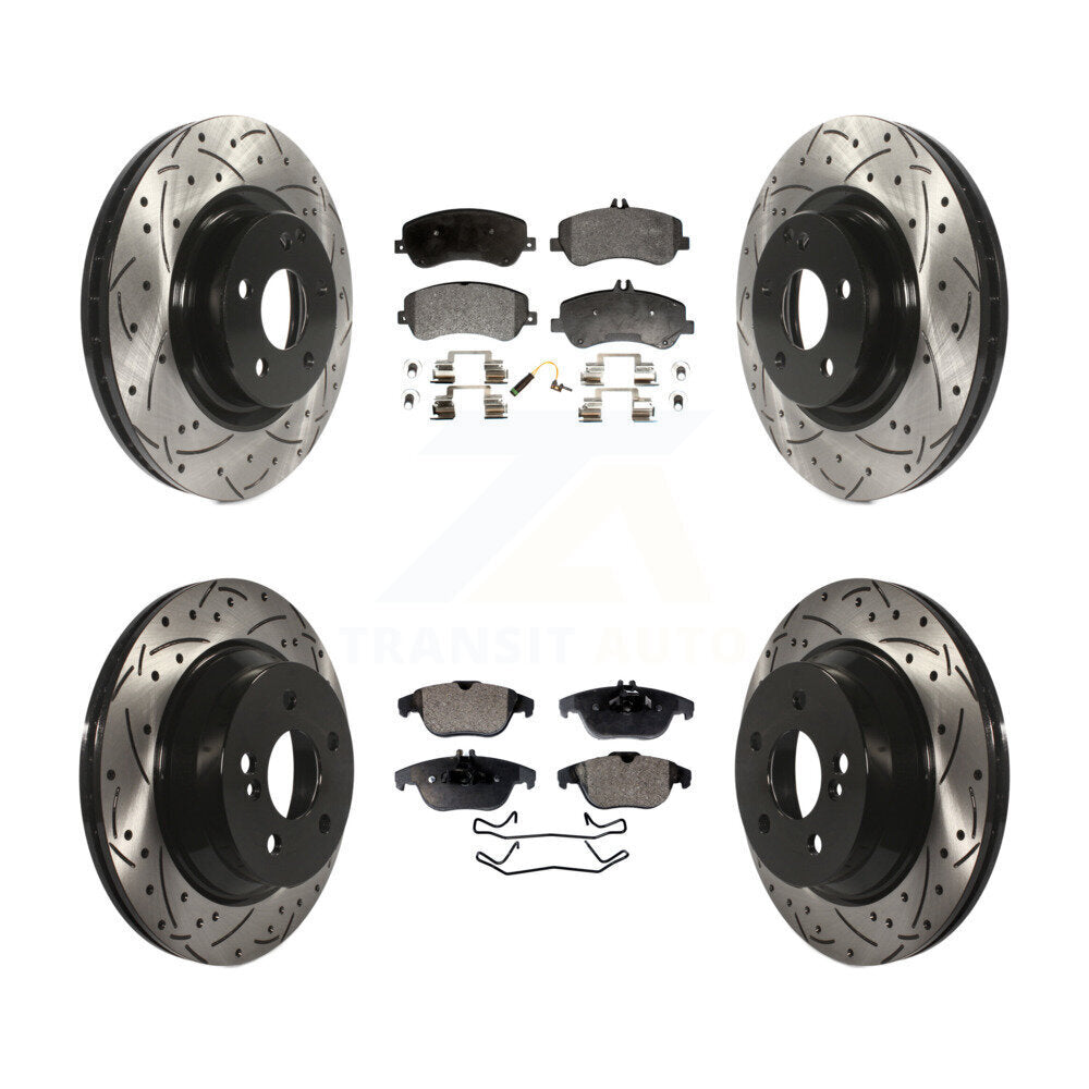 Transit Auto KDF-100316 Disc Brake Kit for 2010-2015 Mercedes-Benz GLK250, Mercedes-Benz GLK350 - Front and Rear