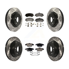 Transit Auto KDF-100316 Disc Brake Kit for 2010-2015 Mercedes-Benz GLK250, Mercedes-Benz GLK350 - Front and Rear