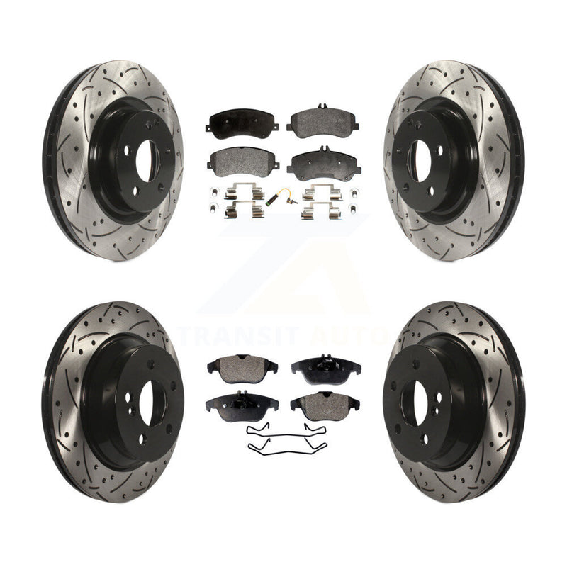 Transit Auto KDF-100316 Disc Brake Kit for 2010-2015 Mercedes-Benz GLK250, Mercedes-Benz GLK350 - Front and Rear